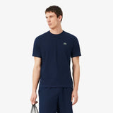 Camiseta Lacoste Esportiva em Algodão Ultra Dry - Azul Marinho