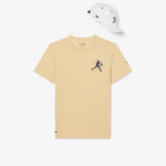 Conjunto Lacoste Camiseta e Boné Novak Djokovic - Jaune
