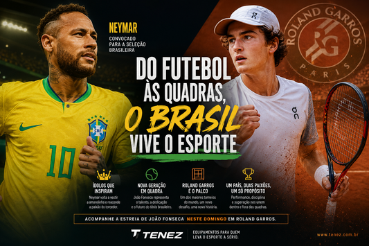 Neymar é convocado e o Brasil volta a sonhar: agora, João Fonseca leva essa energia para Roland Garros