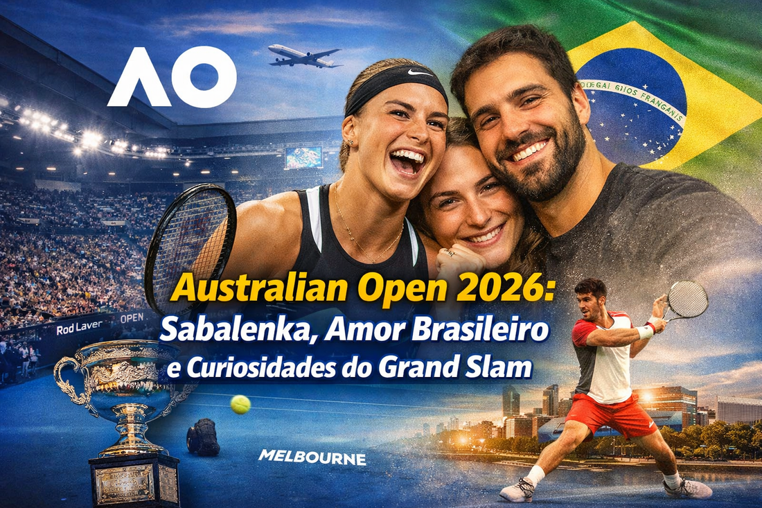 🎾 Australian Open 2026: emoção, rivalidade e histórias que vão além das quadras