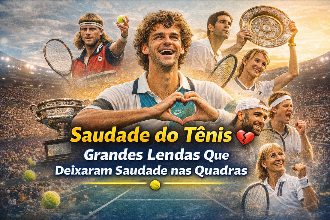 Saudade no Tênis: Grandes Lendas Que Marcaram Época nas Quadras