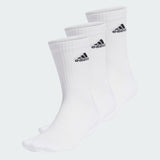Meia Adidas  Cano Alto 3 Pares-Branco
