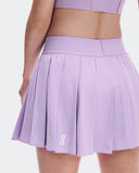 Saia Short On Running Court Skirt Pleated - Roxo