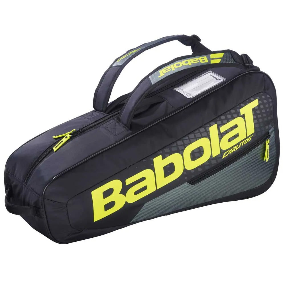 Raqueteira Babolat Carlitos Junior - Preto/Verde