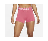 Shorts Nike Pro Feminino 3  Polegadas – Rosa