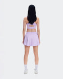 Saia Short On Running Court Skirt Pleated - Roxo
