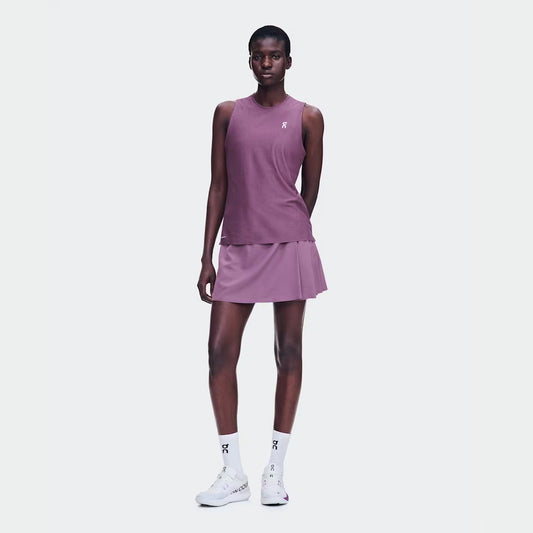 Saia Short On Running Court Skirt Pleated - Roxa