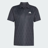 Camiseta Polo Adidas Estampada Climacool - Preta
