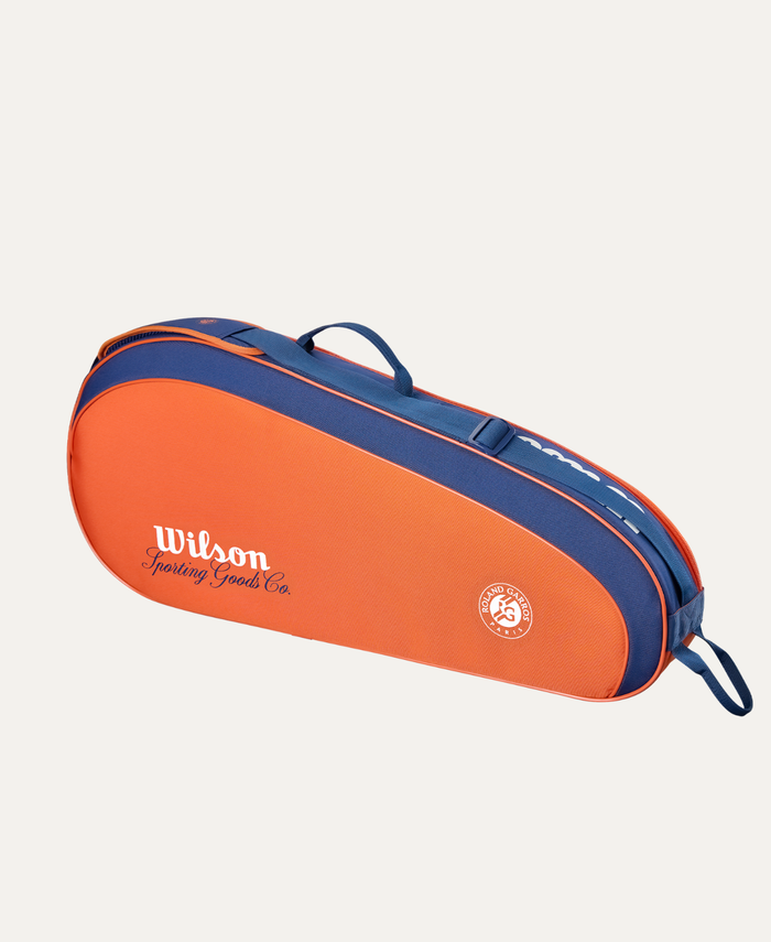 Raqueteira Wilson Roland Garros Team X3 - Marrom e Azul