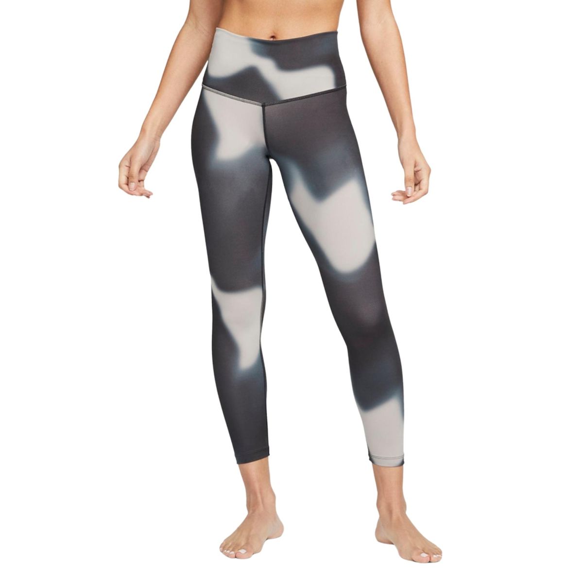 Calça Legging  Nike Dri-Fit Feminina - Grafite/Branca