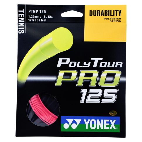 Corda Yonex  Polytour Pro Rosa 1.25mm 16G - Set Individual