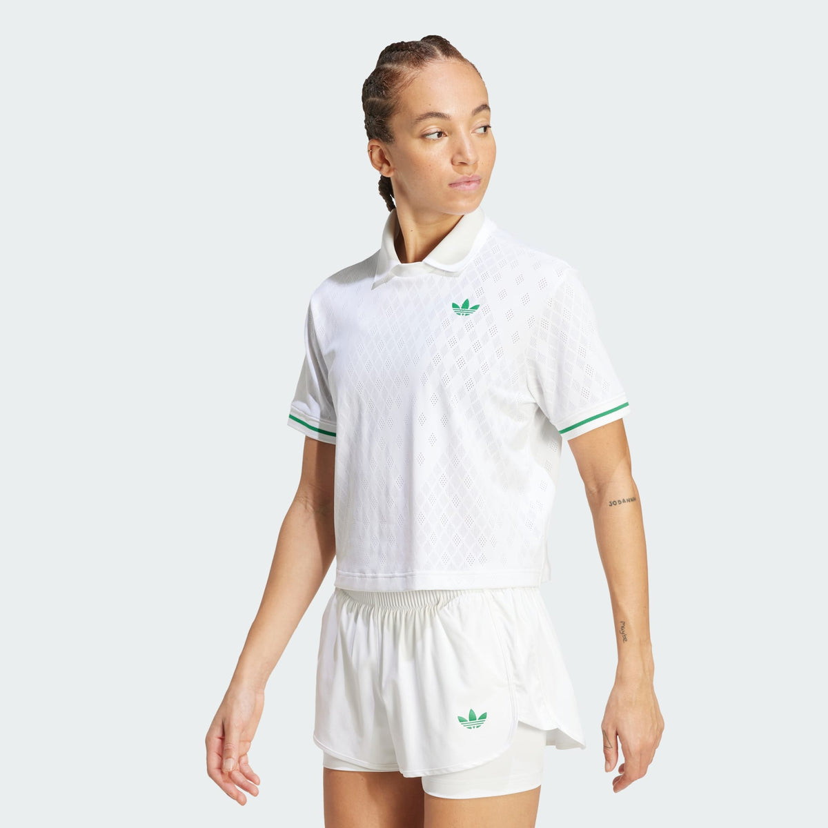 Camisa polo Tennis Adidas Climacool-Branco