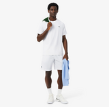 Camiseta Lacoste  Esportiva Stretch Ultra Dry - Branco