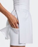 Vestido On Running Court Dress Split - Branco