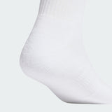 Meia Adidas  Cano Alto 3 Pares-Branco