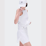 Saia Short On Running Court  Skirt Ldn - Branca