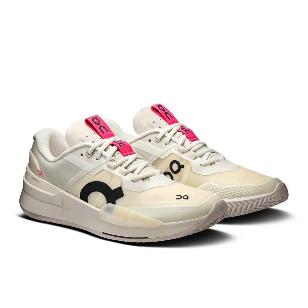 THE ROGER Pro 2 Clay JP28 ホワイト/ピンク Tênis On Running THE ROGER Pro 2 Clay/Saibro Masculino Ice | Pink
