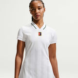 Vestido Nike Tênis Dri-Fit  Court Slam Feminino - Branco