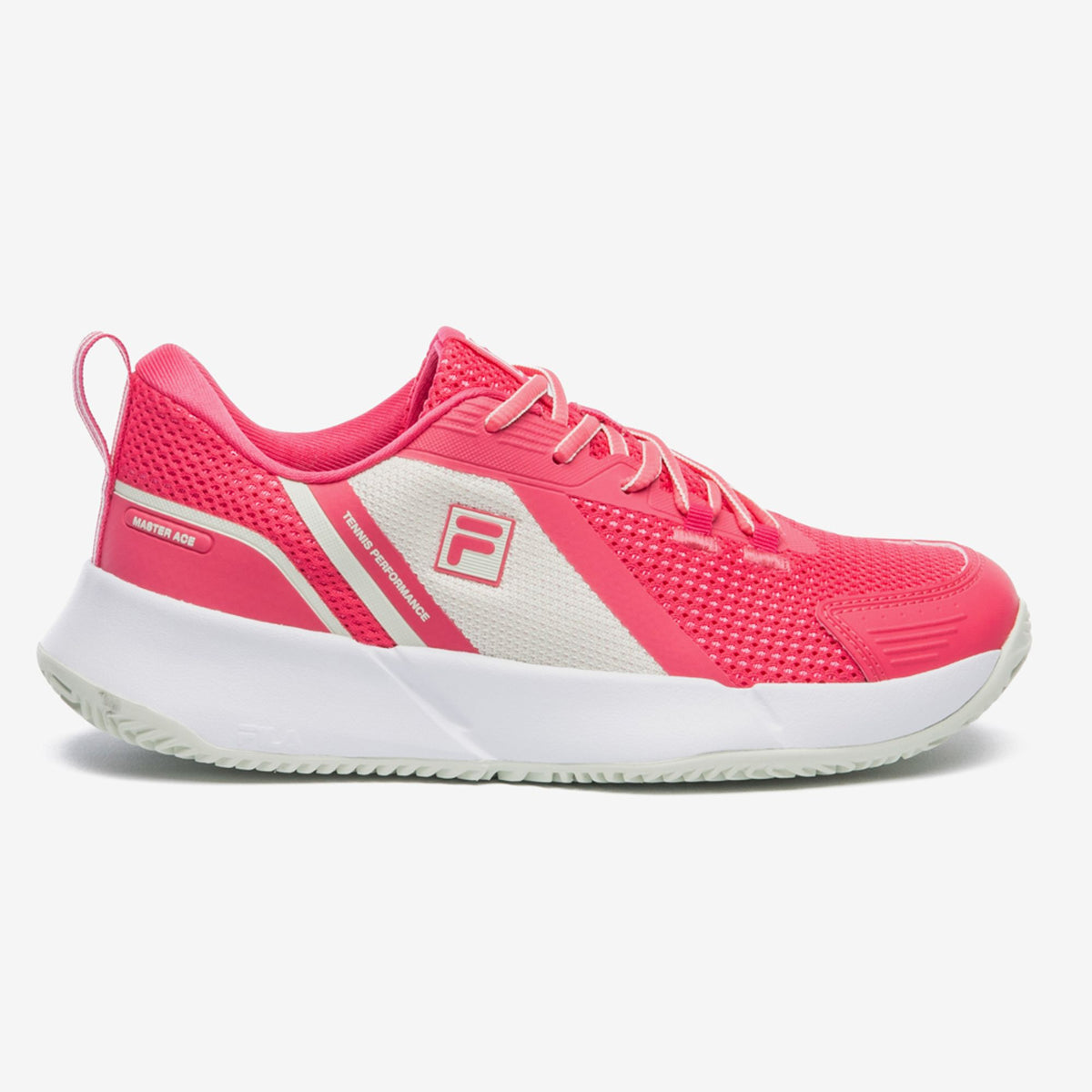 Tênis Fila Master Ace Clay/Saibro Feminino-Rosa