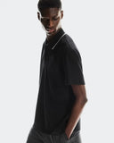 Camiseta Courtside On Polo -Preto