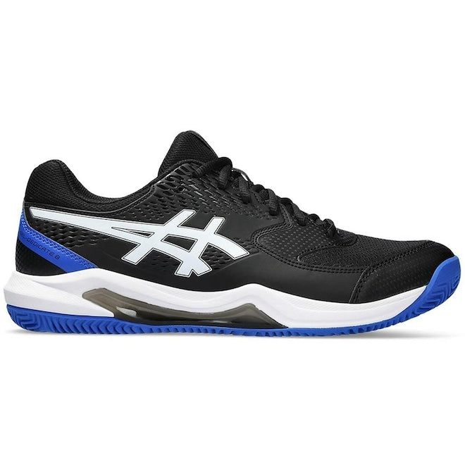 Tênis Asics Gel-Dedicate 8 Saibro/Clay Masculino - Preto/Azul