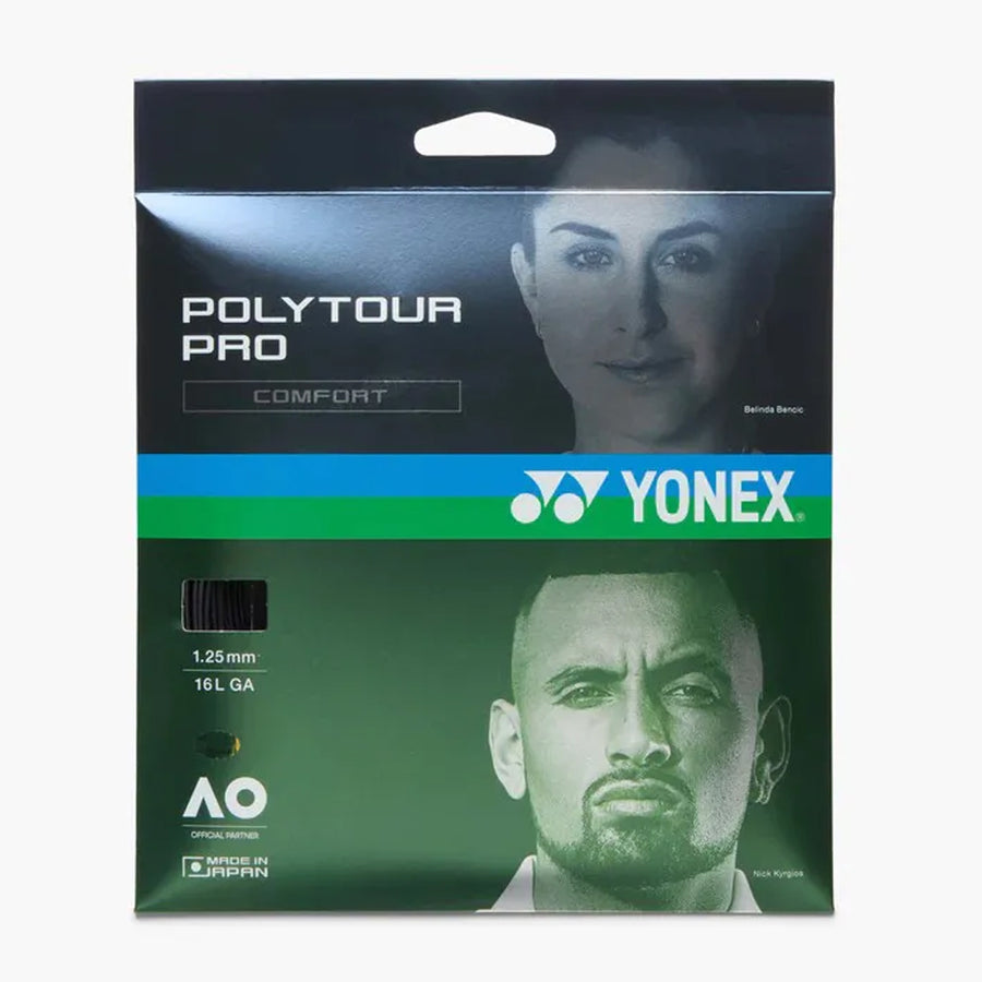 Corda Yonex PolyTour Pro 1.25 Preta - Set Individual