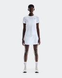 Saia Short On Running Court Skirt Pleated - Branca