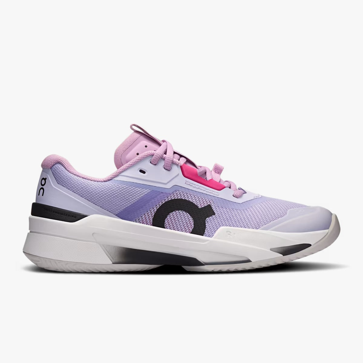 Tênis On Running The Roger Pro Fire Clay Feminina - Roxo/Preto