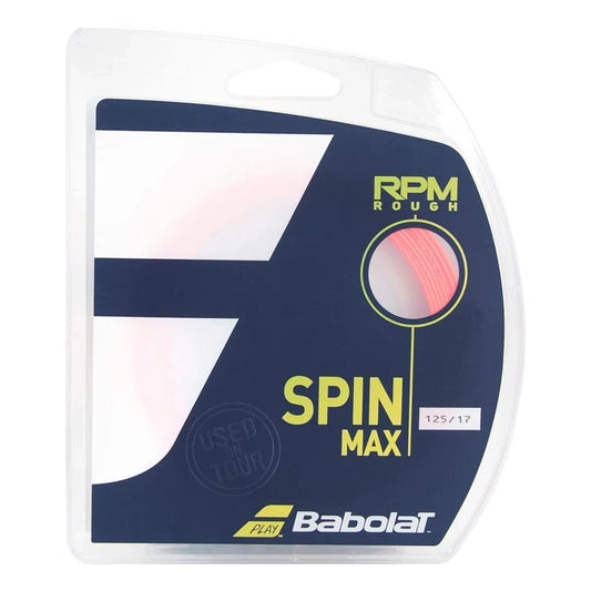 Corda Babolat RPM Rough 1.25mm 17G Laranja - Set Individual