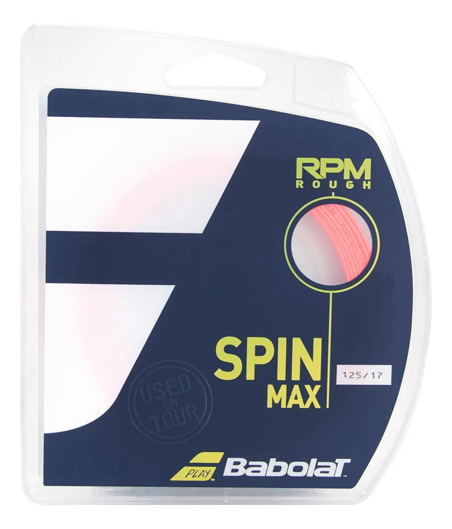 Corda Babolat RPM Rough 1.25mm 17G Laranja - Set Individual