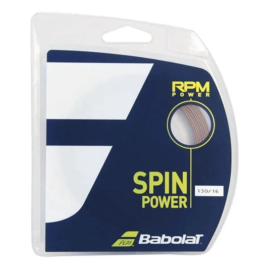 Corda Babolat RPM Power 1.30mm 16G Marrom - Set Individual