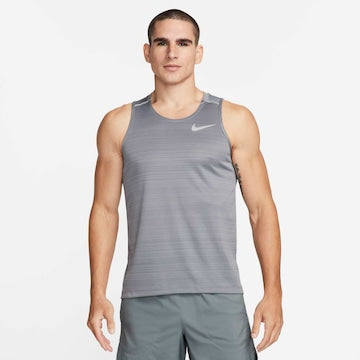 Regata Nike Dri-FIT Miler Masculina - Cinza