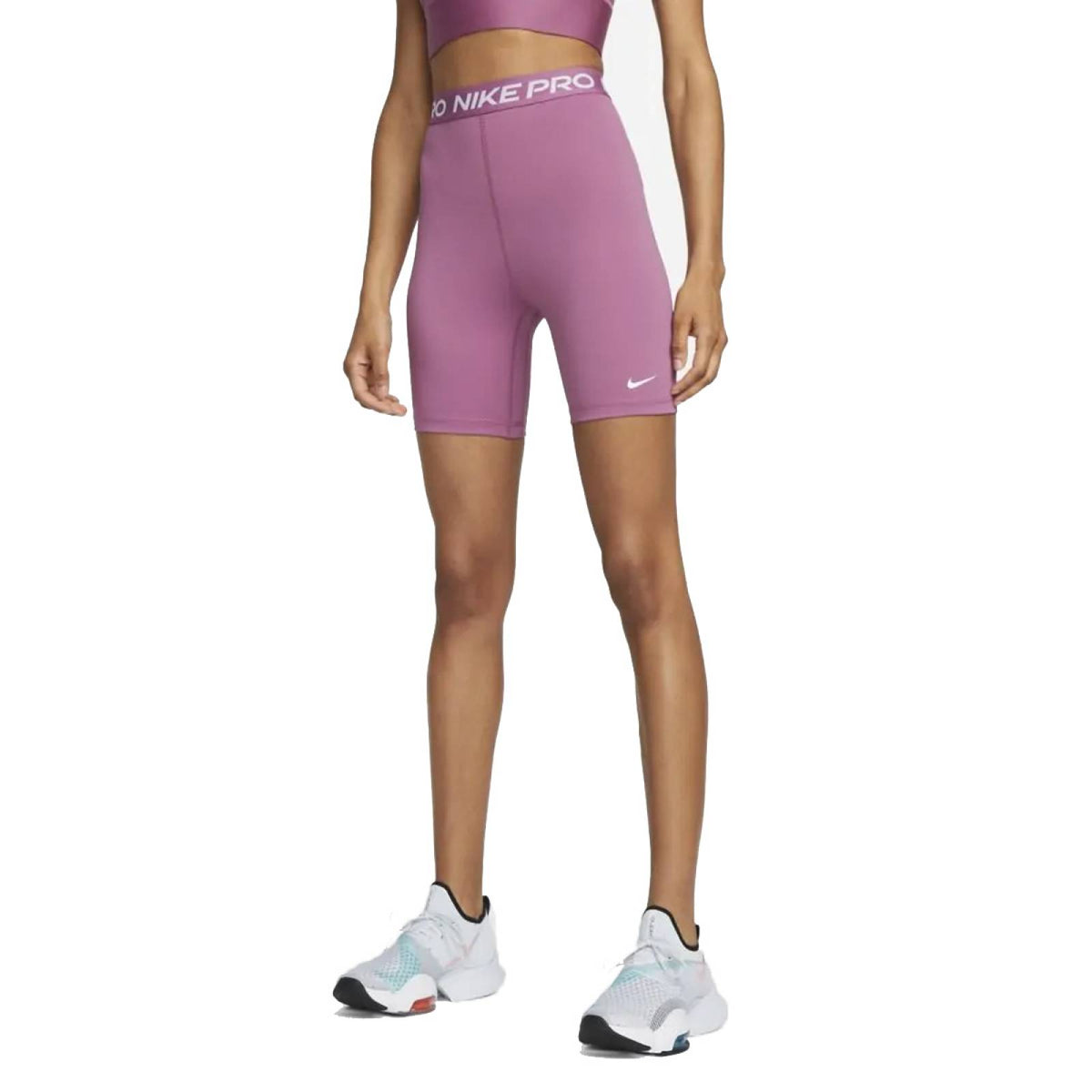 Shorts Nike Pro Feminino 7  Polegadas - Roxo