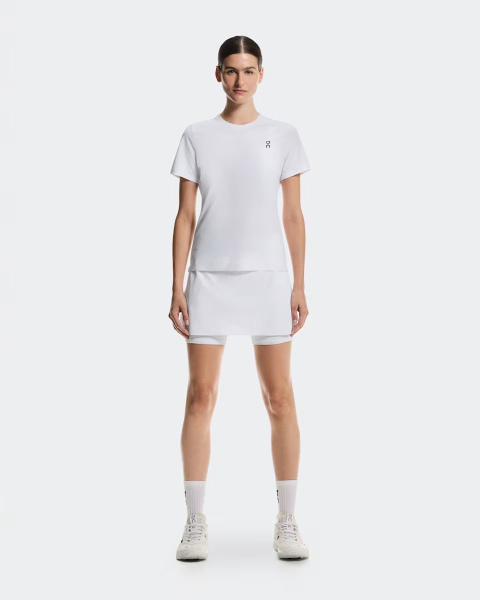 Short Saia On Runnig Court Skirt Split - Branco
