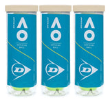 Bola De Tênis Dunlop Australian Open C/3 Tubos ( 9 Bolas )