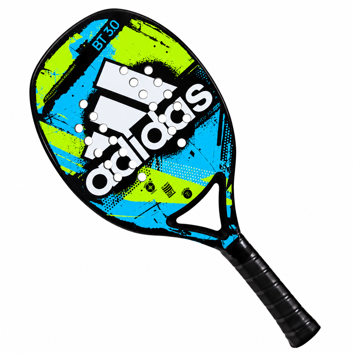 Raquete de Beach Tennis Adidas BT 3.0 Azul, Amarelo e Preta