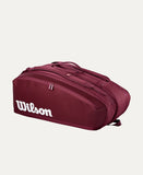 Raqueteira Wilson Defyer Super Tour 15 Pack - Bordô