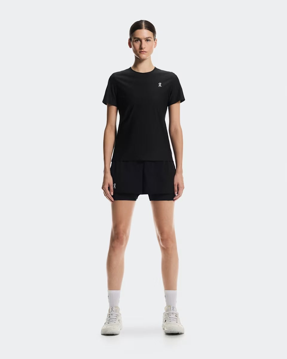Camiseta On Running Court-T Feminina - preta