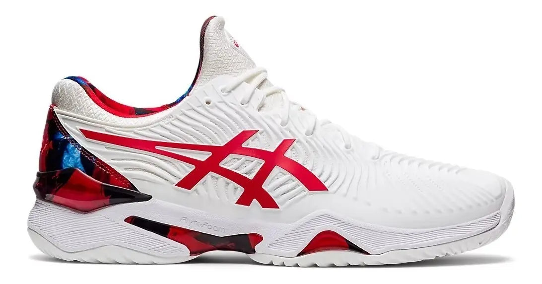 Tênis Asics Court FF Novak L.E All Court Masculino - Branco/Vermelho