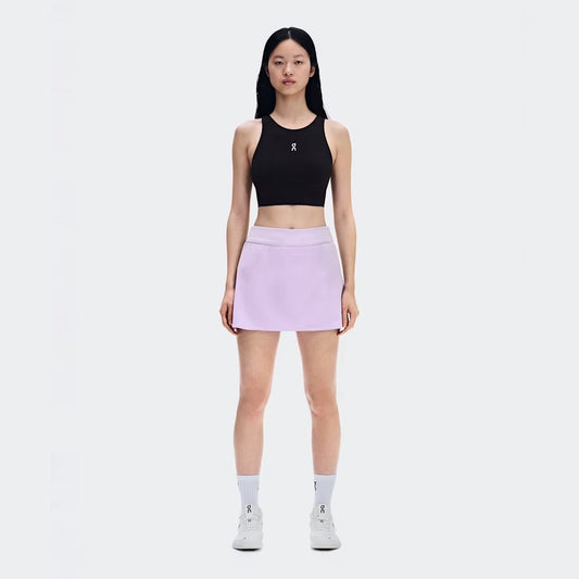 Short Saia On Running Court Skirt Split - Feminina/Roxa
