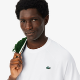 Camiseta Lacoste  Esportiva Stretch Ultra Dry - Branco