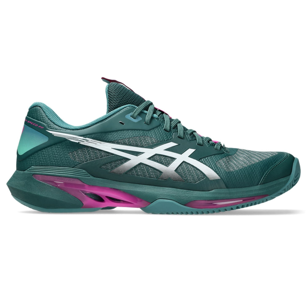 Tênis ASICS Solution Speed ff 4 Clay/Saibro Masculino - Verde/Rosa