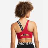 Top Nike Pro Swoosh Feminino - Vermelho