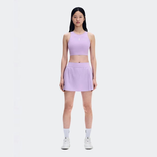 Saia Short On Running Court Skirt Pleated - Roxo