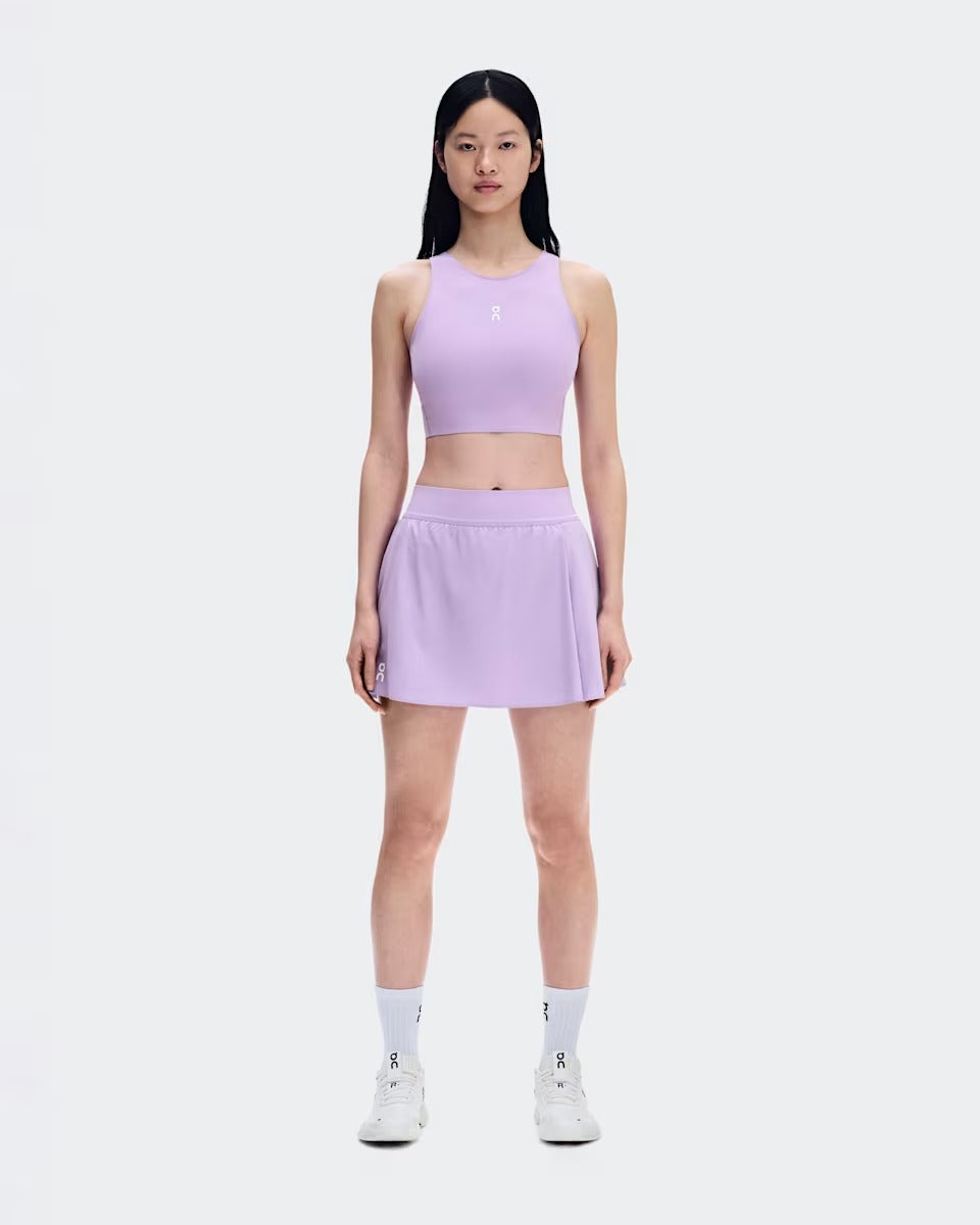 Saia Short On Running Court Skirt Pleated - Roxo