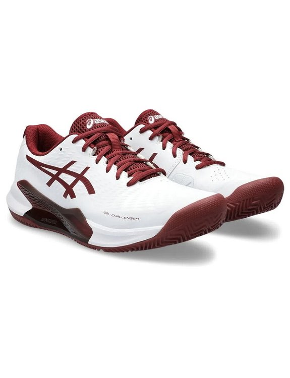 Tênis Asics Gel-Challenger 14 All Court Masculino - Branco/Bordô