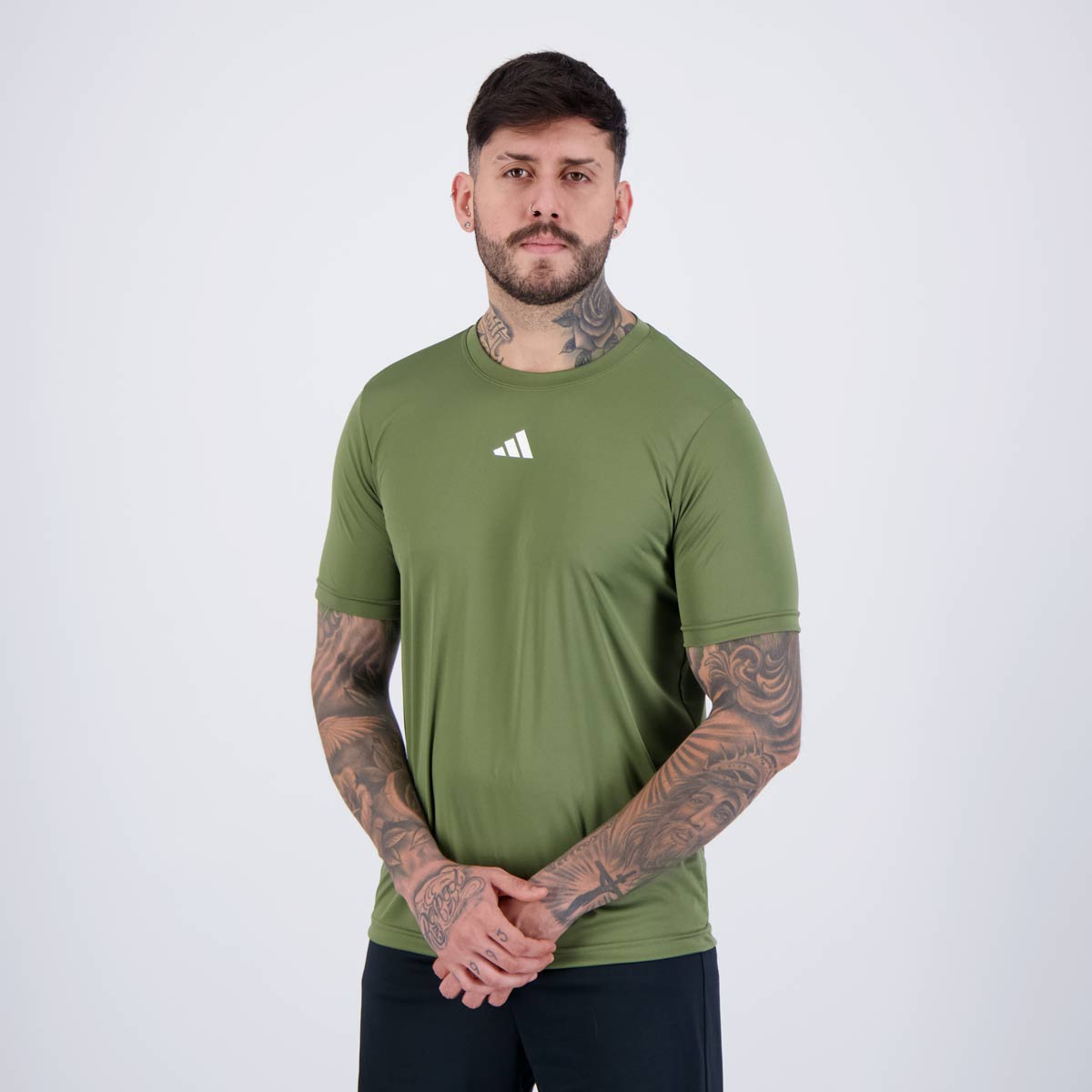 Camiseta Adidas Basica - Verde