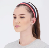 Faixas de Cabelo Fila Tennis 3 uni - Rosa/Branco/Preto