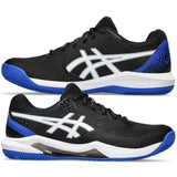 Tênis Asics Gel-Dedicate 8 Saibro/Clay Masculino - Preto/Azul