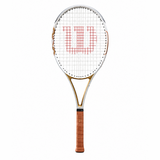 Raquete de Tênis Wilson Roger Federer RF 01 Hall Of Fame 300g - Branca/Dourada